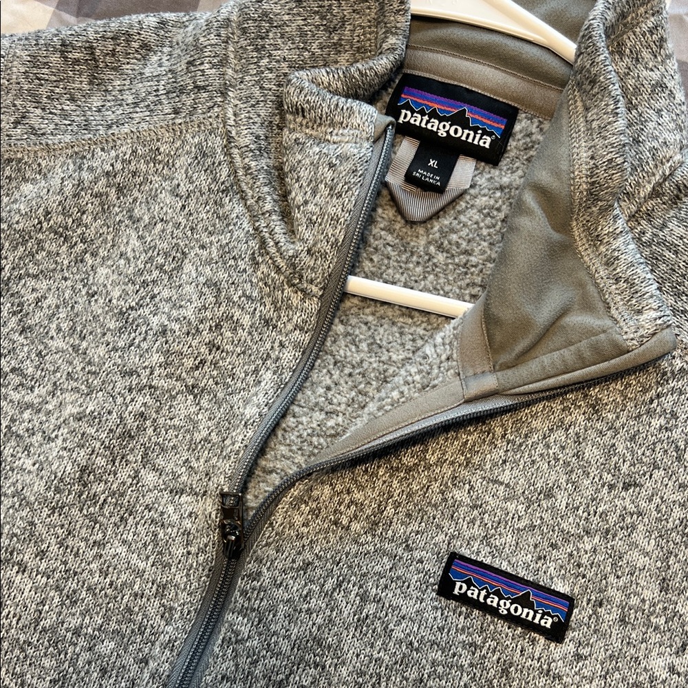 PATAGONIA Heather Gray Fleece Vest